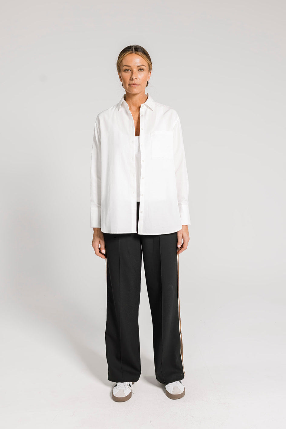 Ella Perfect Shirt- Cotton Silk