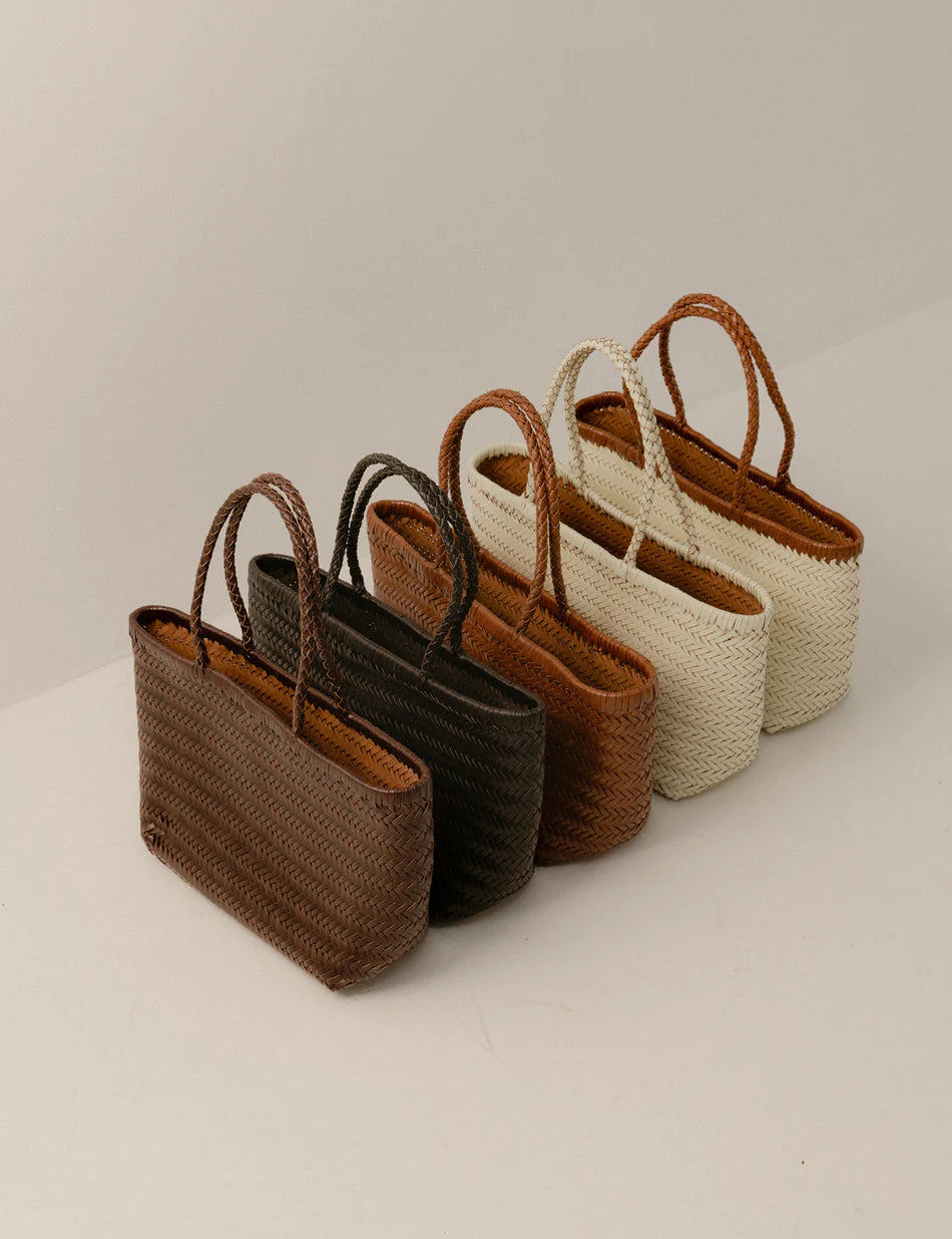 La Tribe Amelia Woven Bag Chocolate