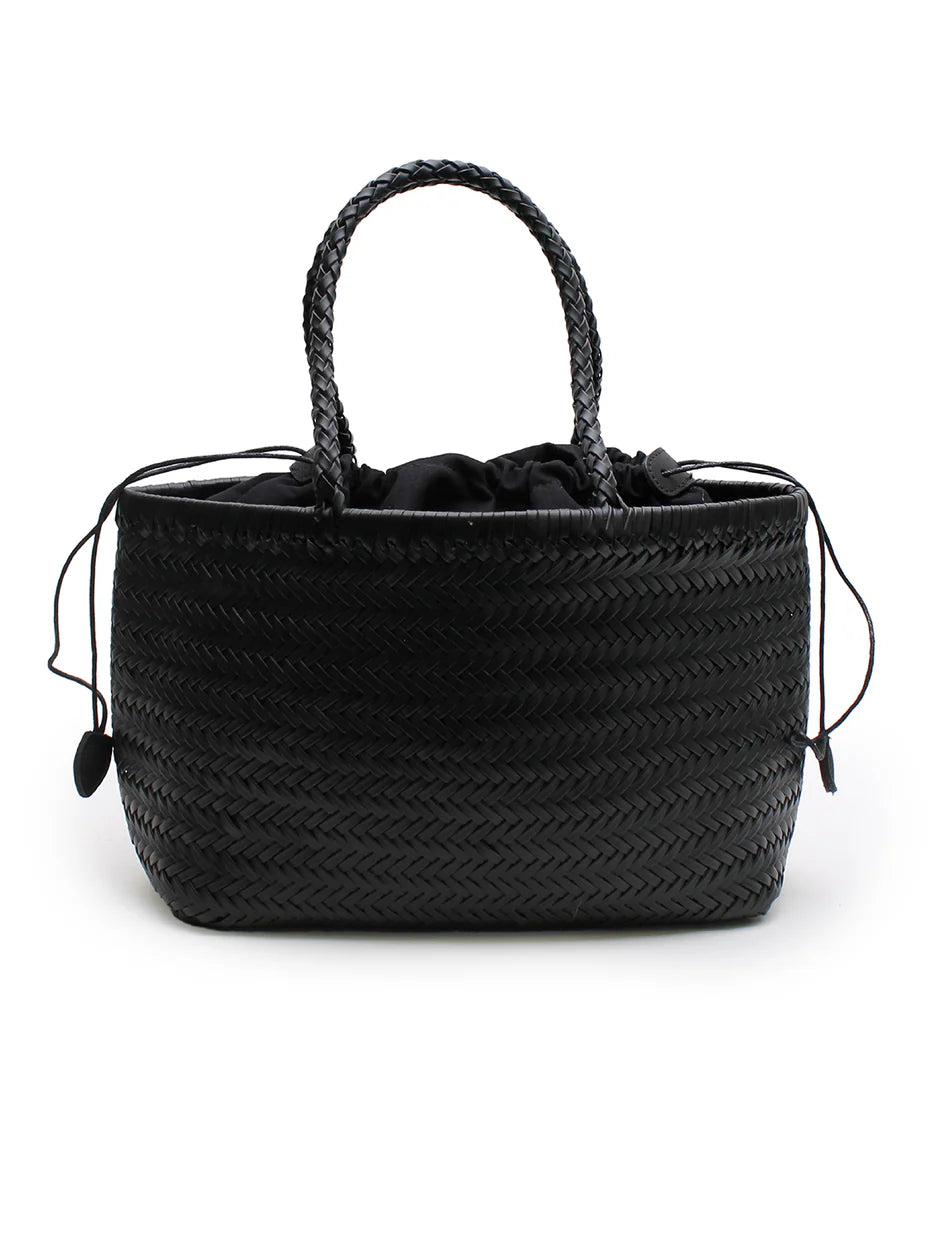 La Tribe Amelia Woven Bag Black