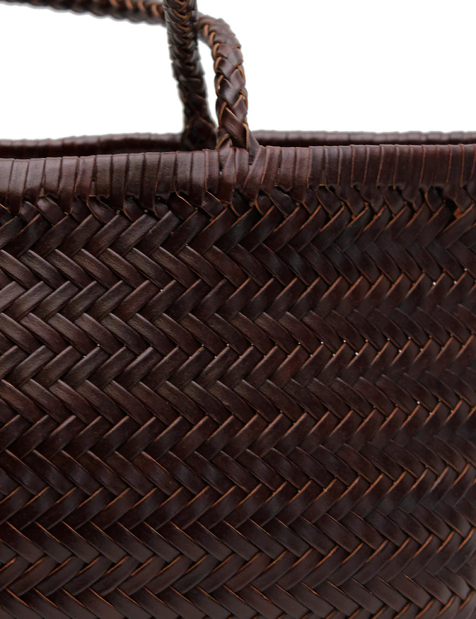 La Tribe Amelia Woven Bag Chocolate