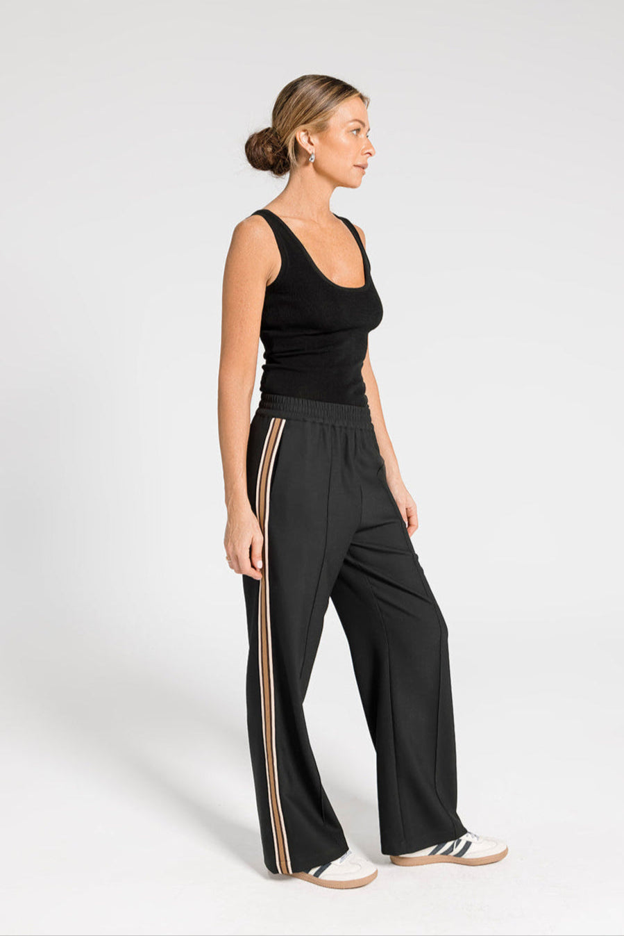 Adele Knit Tank - Black