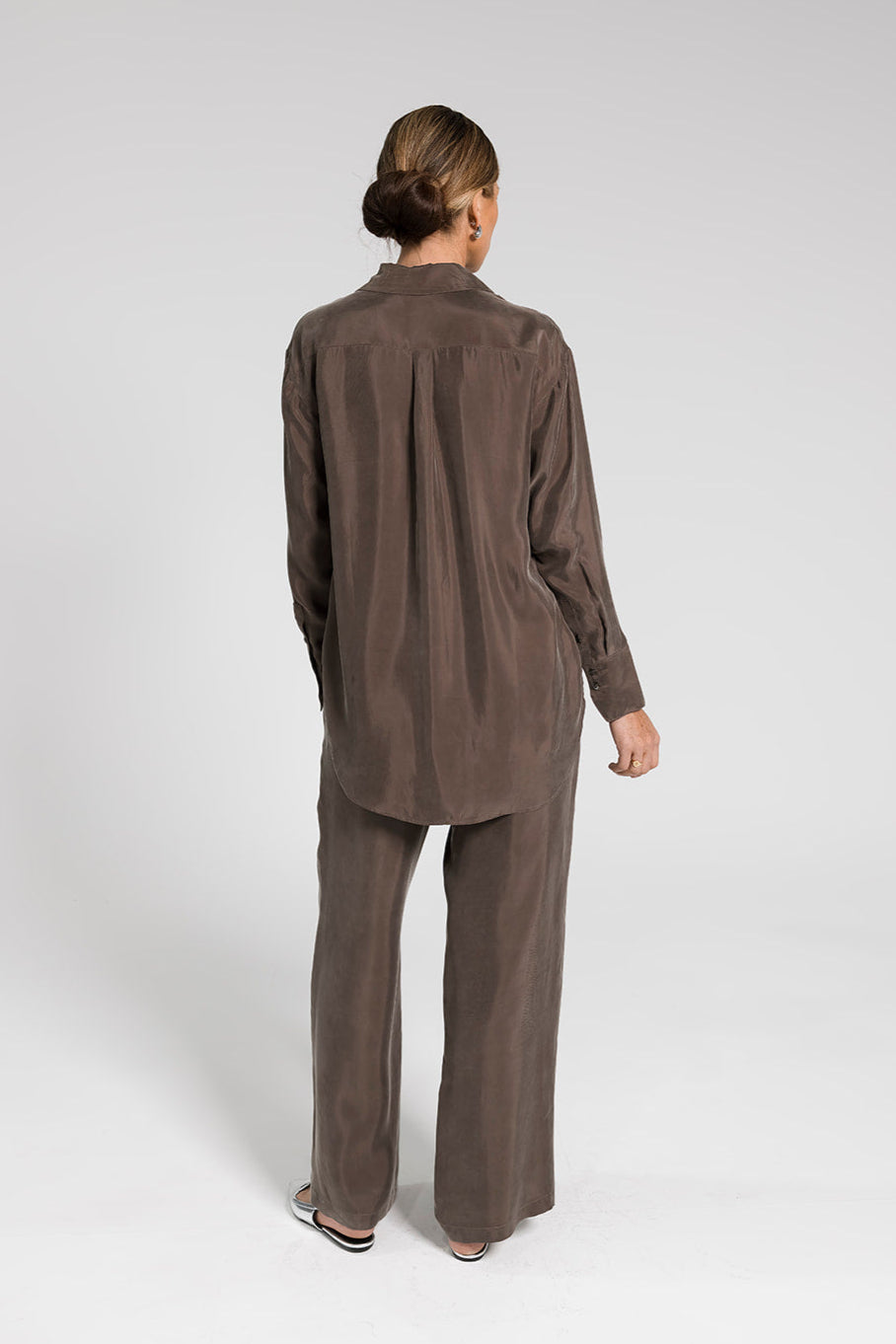 Sia Cupro Pant - Bronze
