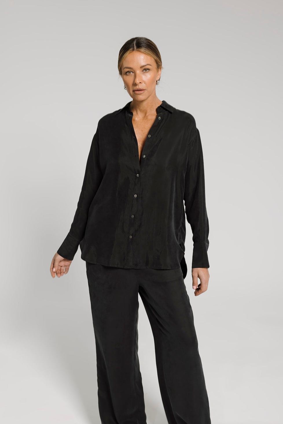 Sia Cupro Pant - Black